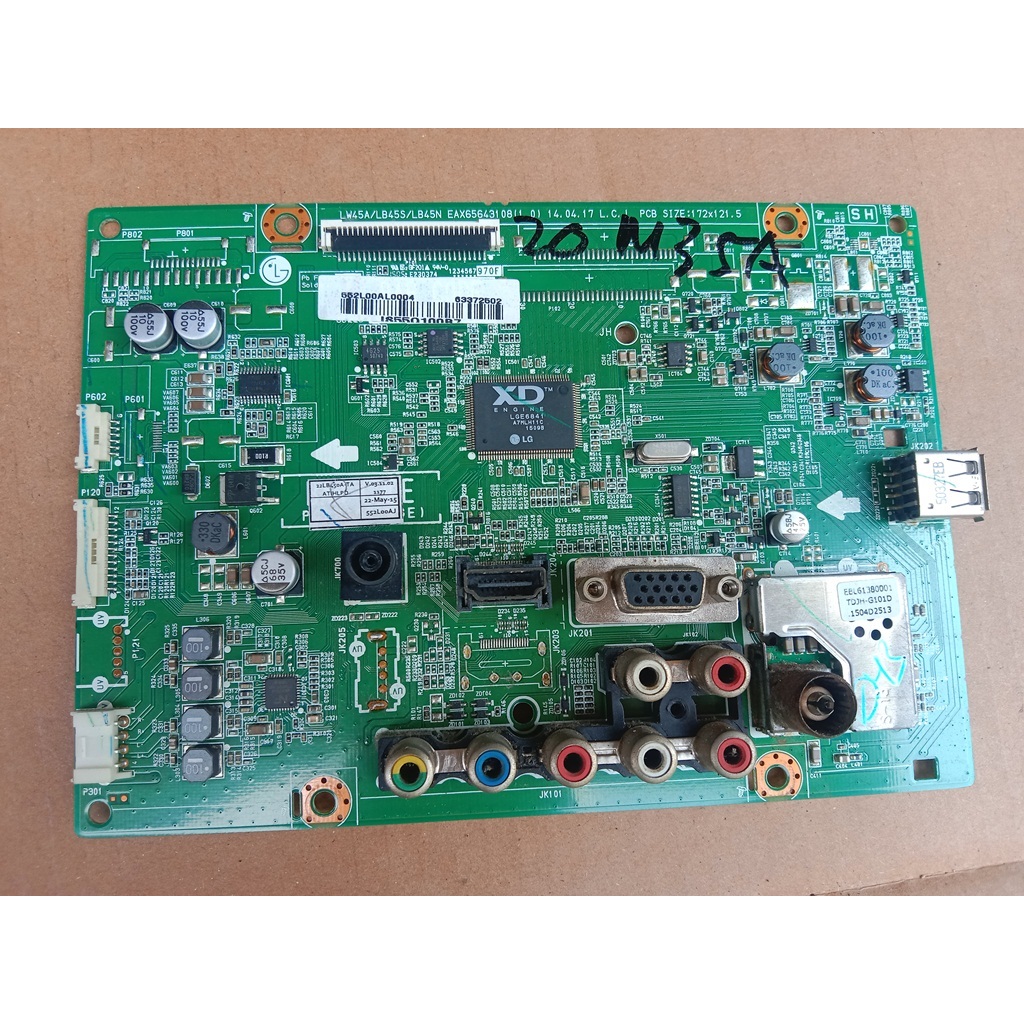 Mainboard LED Monitor LG 20M35A | 20M37A mobo mb layar komputer lg 20 inch bekas normal