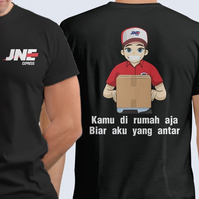 Kaos JNE Express Joni Maskot Karyawan dan Kantor Baju Perusahaan