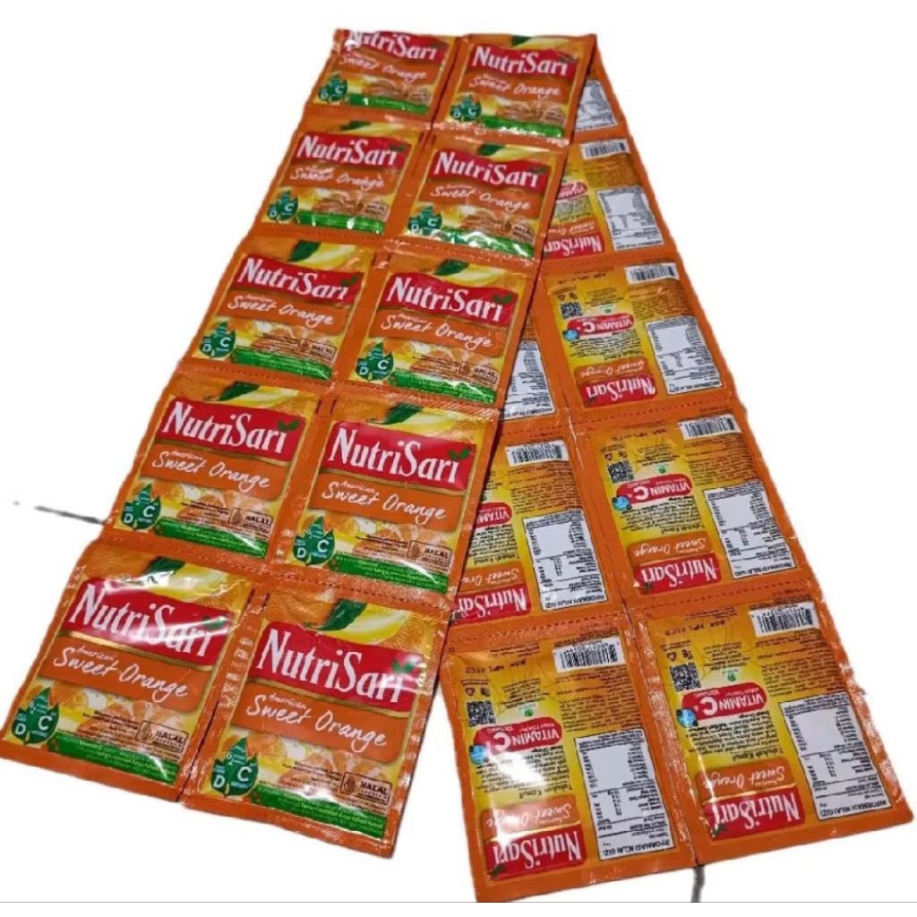 PAKET 2 RENCENG Minuman Serbuk Segar NutriSari dengan Vitamin C Tinggi