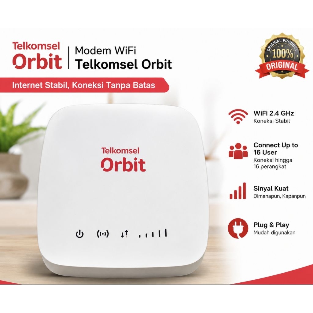 Telkomsel Orbit 4G LTE WiFi Router Unlock All Operator