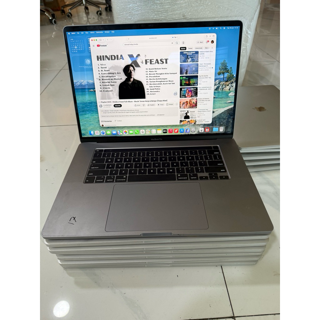 MacBook Pro 2019 16inch core i7 Dual VGA Second Original