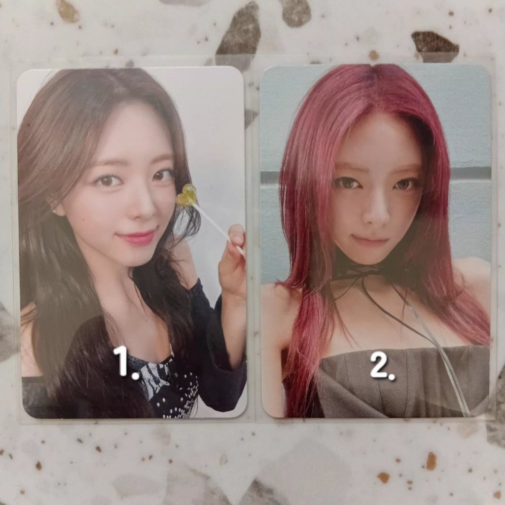 official photocard yuna itzy