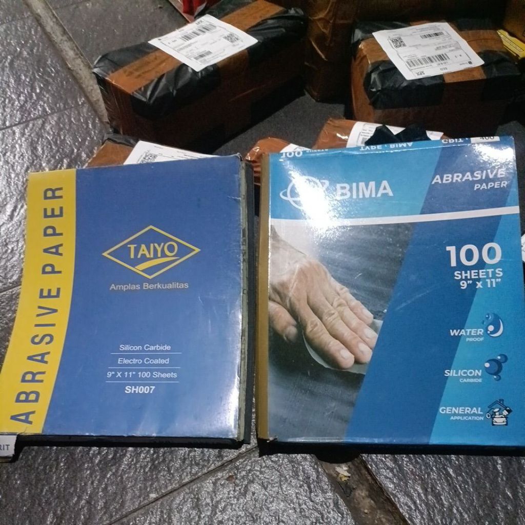 amplas Taiyo dan bima halus dan kasar hamplas kering dan air