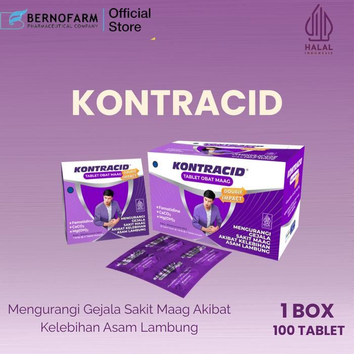 KONTRACID ( tablet obat maag)