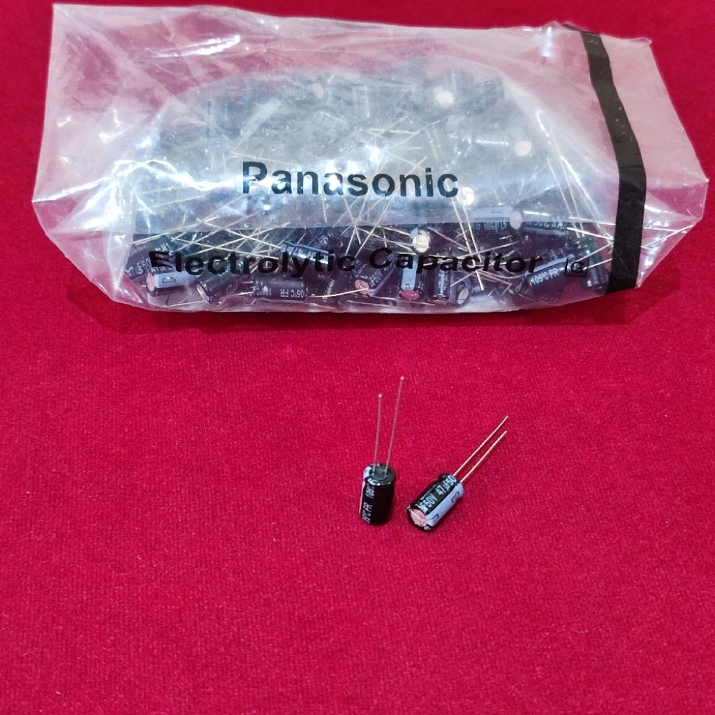 Original Panasonic FR 47uF 50V Very Low Impedance Electrolytic Capacitor 105 C