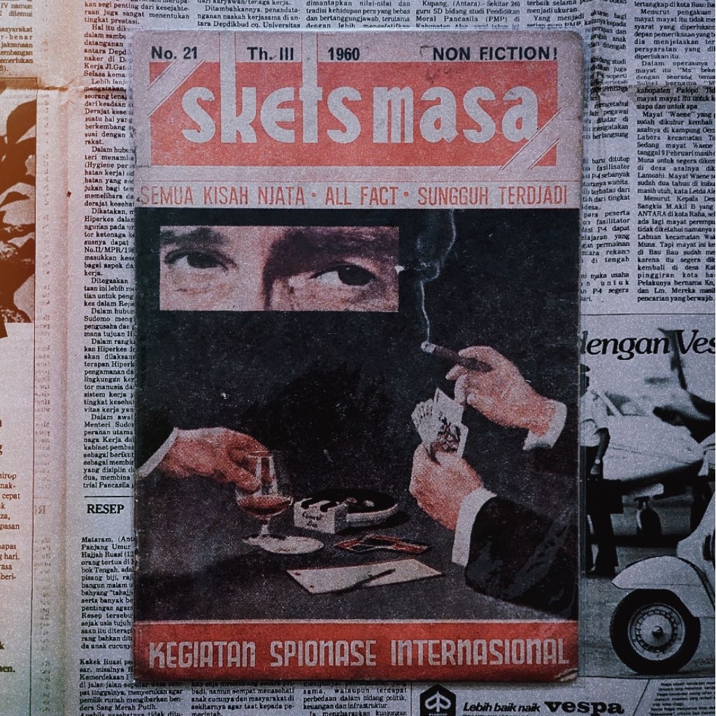 Majalah Sketsmasa, No. 21/1960 - Kegiatan Spionase Internasional