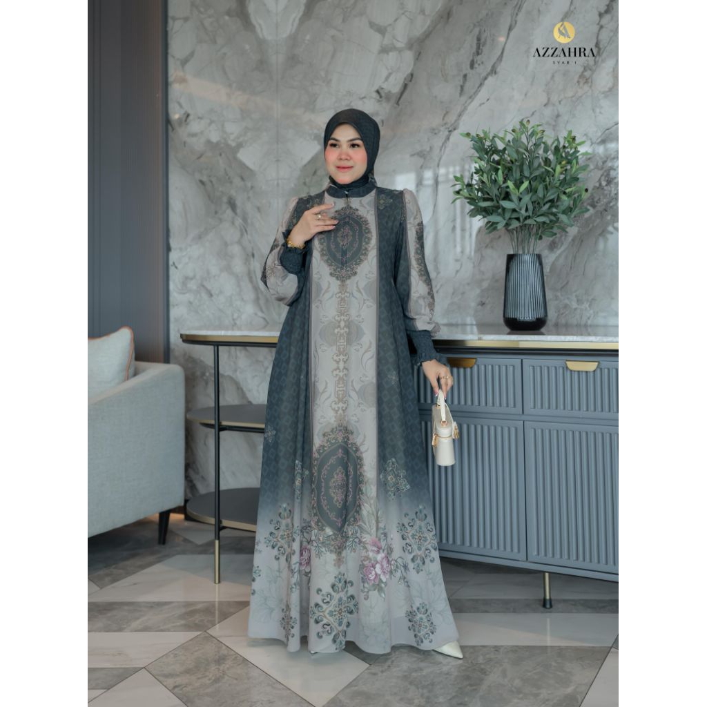 TERBARU Gamis Set Hijab Azzahra Syari - Rania Series, Dafina Series, Rahayu Series, Sofia Series, Na