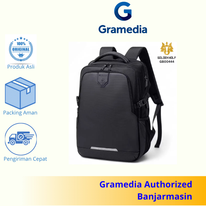 Thomas Abadi - Gramedia Banjarmasin - Tas Golden Wolf TR 6B00444