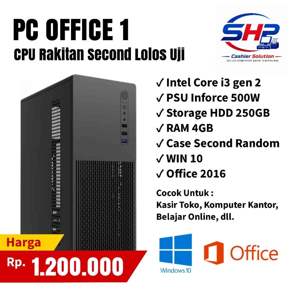 CPU OFFICE 1 Kebutuhan Komputer Kantor dan Komputer Kasir