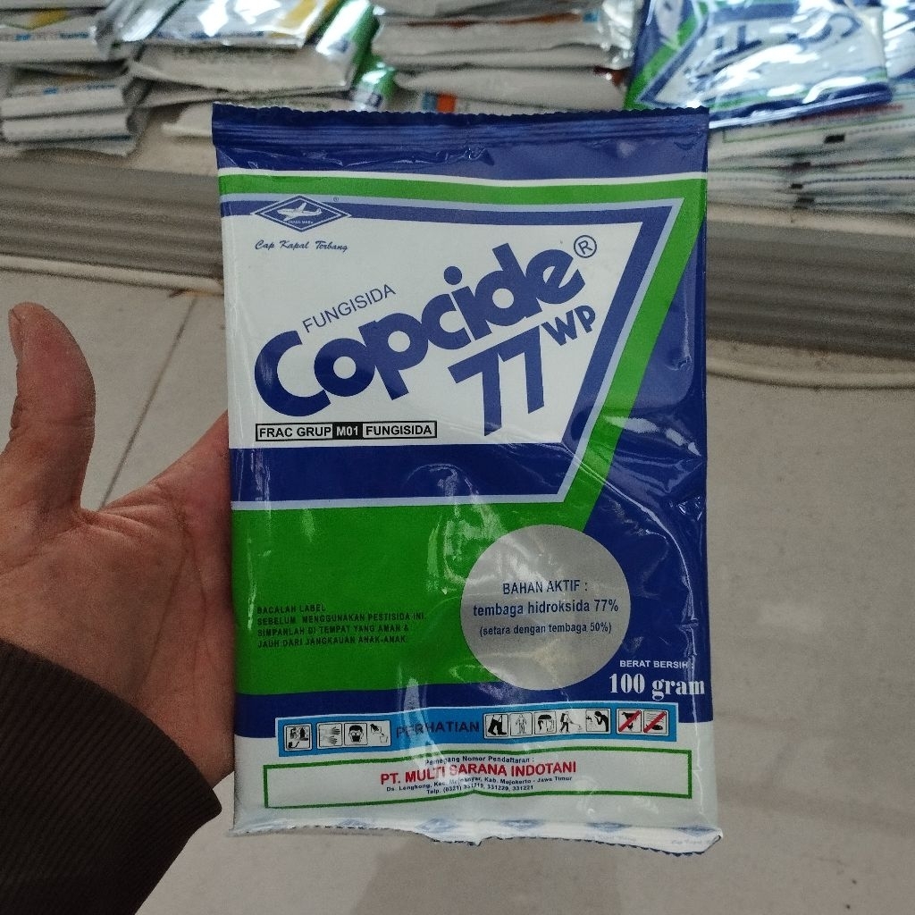 COPCIDE 77WP FUNGISIDA TEMBAGA HIDROKSIDA 77%  100 GRAM