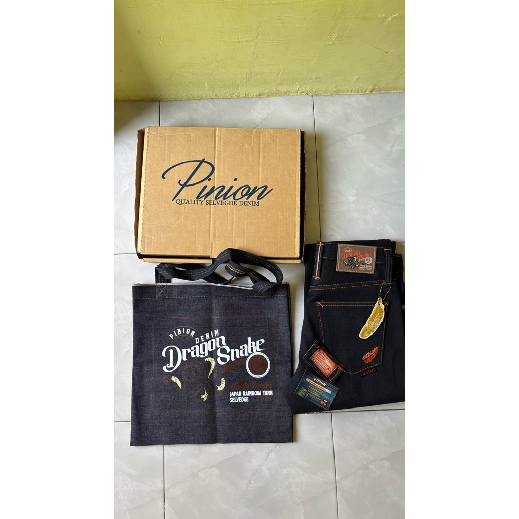 PINION denim DRAGON SNAKE 25.5 oz