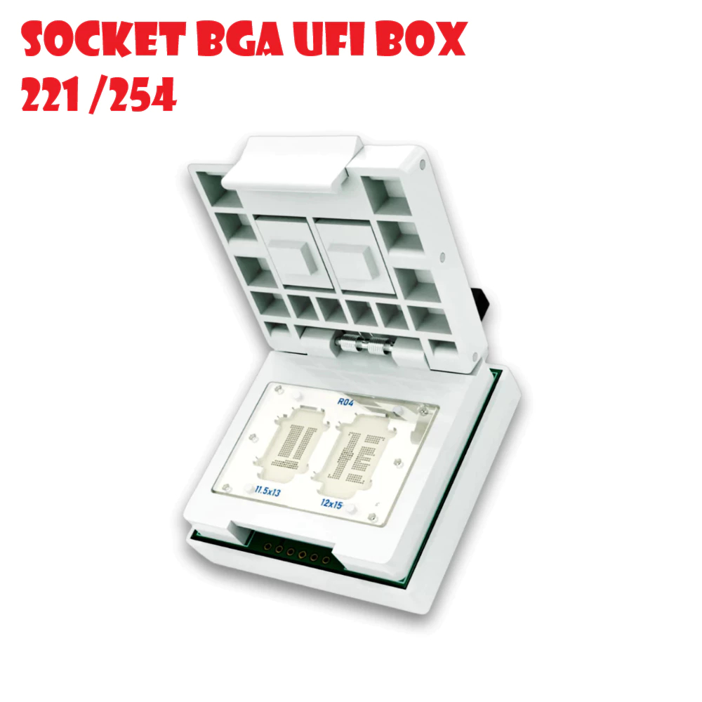 SOCKET BGA UFI BOX NEW 221 DAN 254 ORIGINAL