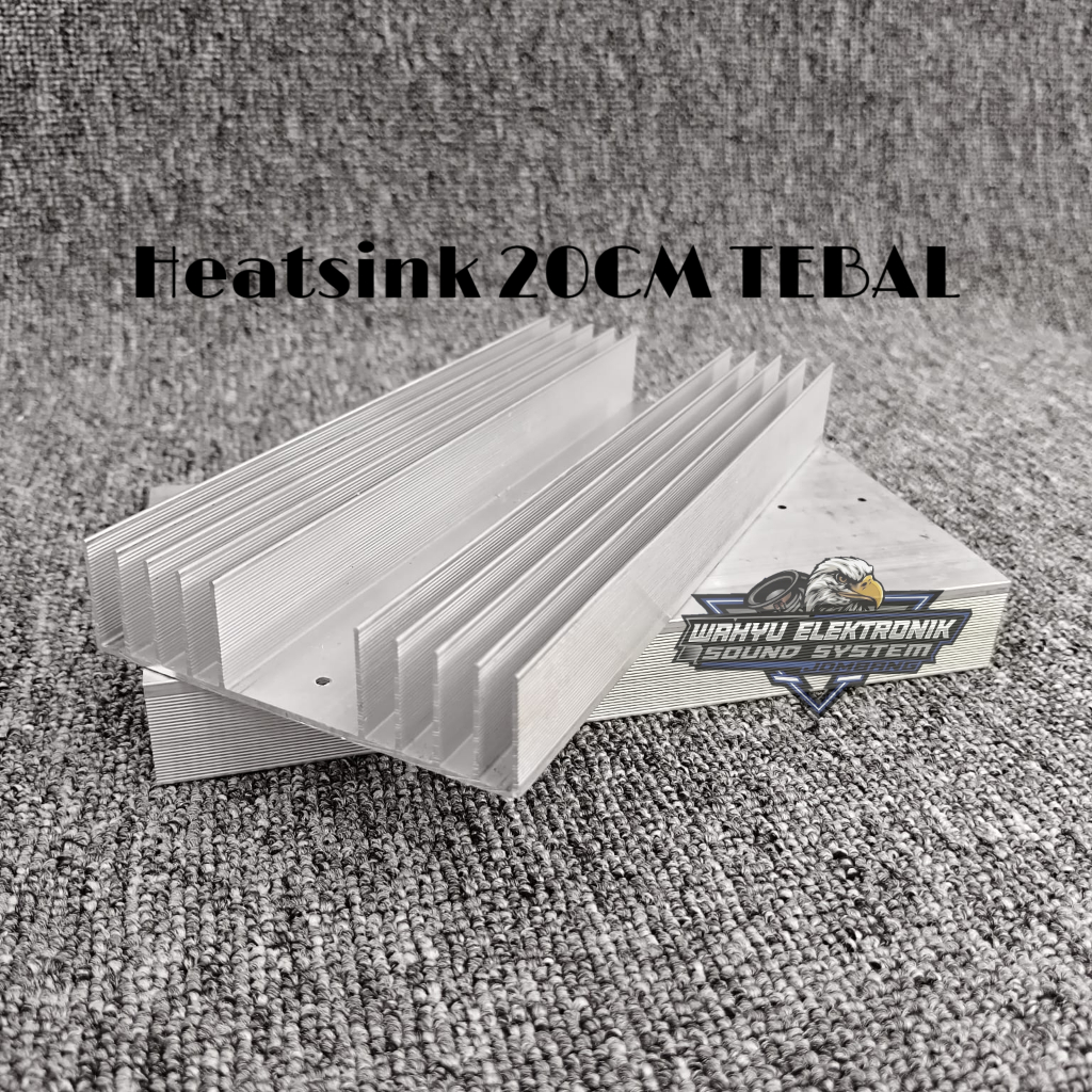 Heatsink pendingin 5sirip 20cm transistor sanken toshiba