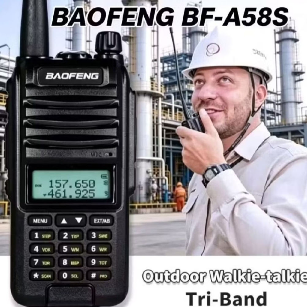 HT BAOFENG A58S Tri Band UHF- VHF
