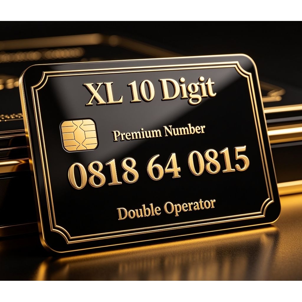 Premium Number Spesial Double Operator 0818 vs 0815 Perdana XL 10 Digit Regular Nomor Cantik Exsclus