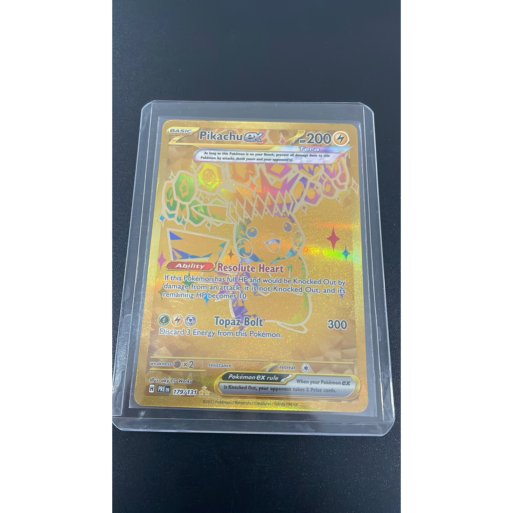 Pokemon TCG Pikachu Terastal UR English Very Rare Original Kartu Hit