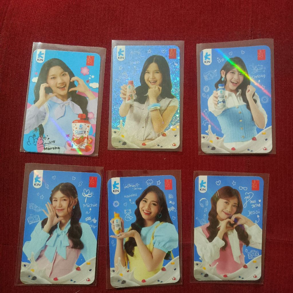 Photocard PC KIN x JKT48 Original Glitter (Harga Take all)