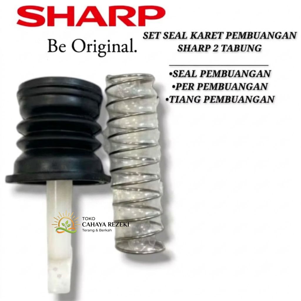 SEAL MESIN CUCI 1 SET SHARP  2 TABUNG( SEAL+TIANG+PER)