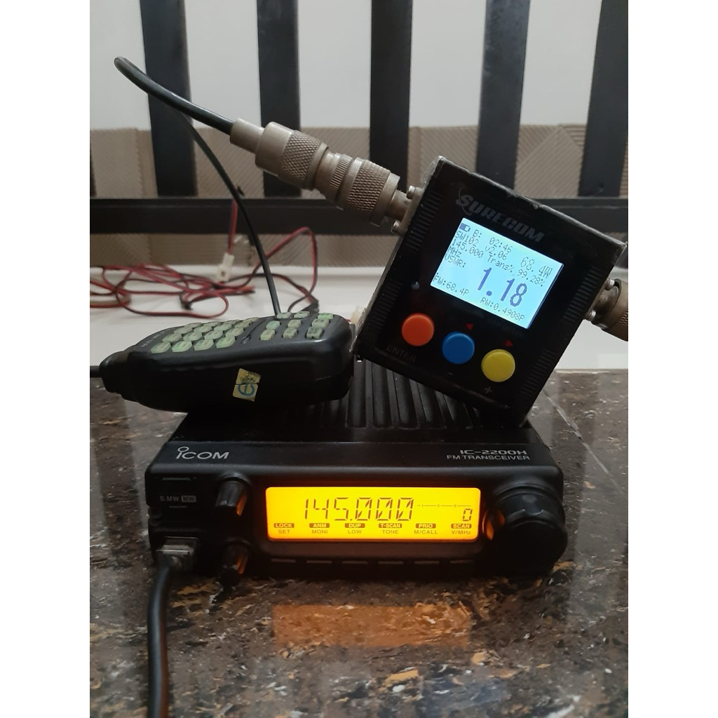RADIO RIG ICOM 2200 TX 60 WATT KONDISI NORMAL