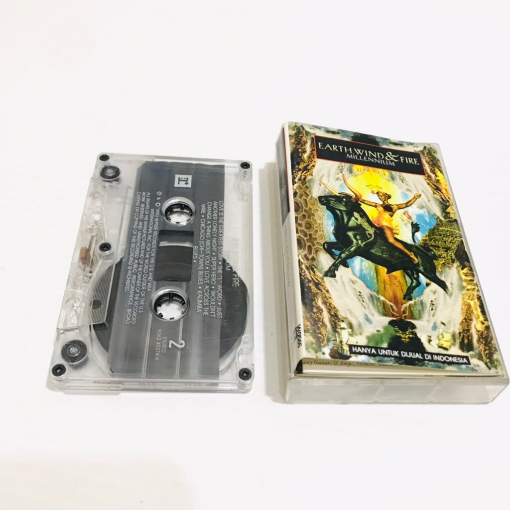 EARTH, WIND & FIRE - Millenium - Kaset Pita Original