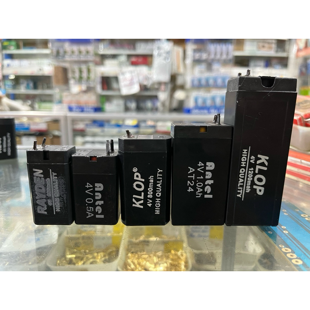 BATERAI AKI KERING 4 VOLT