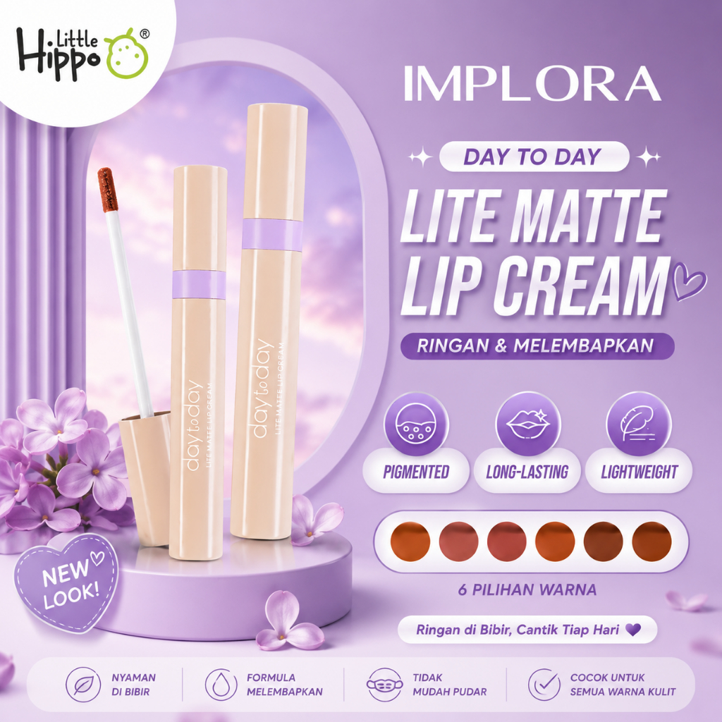 Implora Day To Day Series Lite Matte Lip Cream Implora Lip Cream Implora