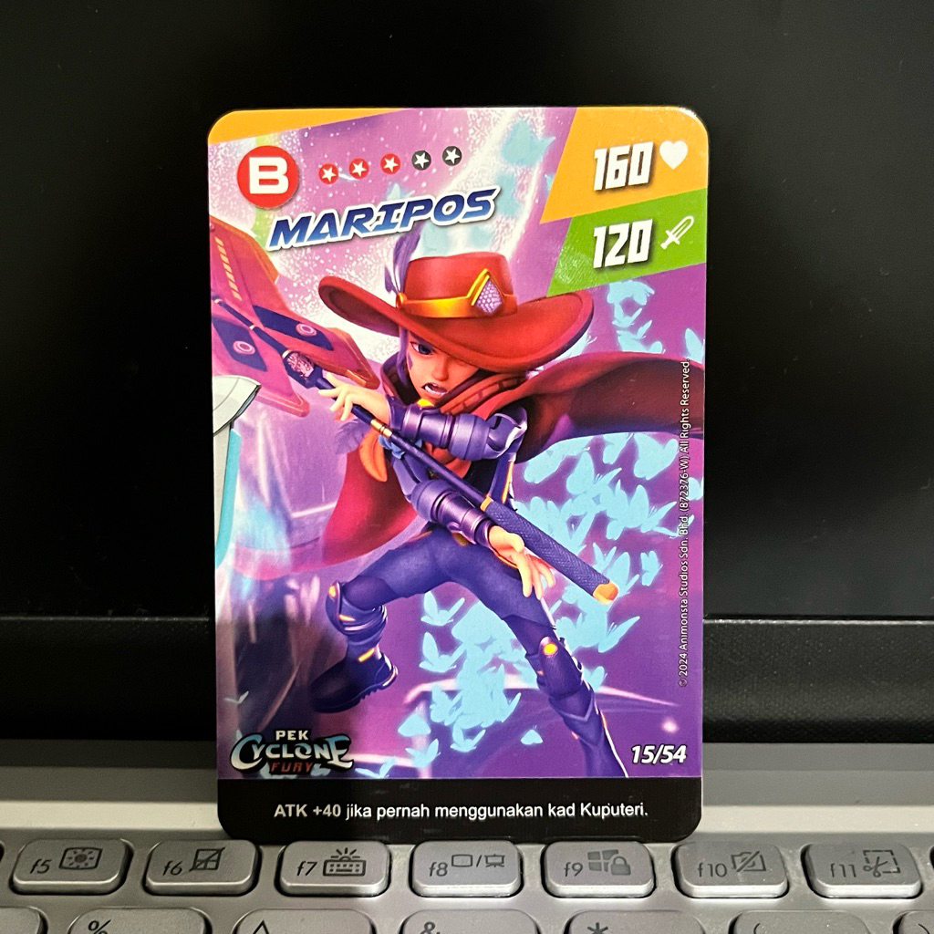 [1 PCS] Kartu Maripos no 15/54 Pek Cyclone Fury