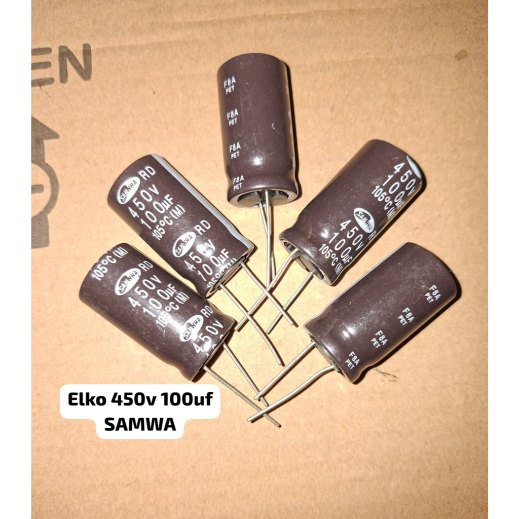 Elko 450v 100uf Elco 100uf 450v Original