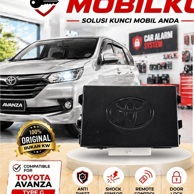 Modul Alarm Remot/Remote Toyota Avanza Type G Th 2012-2015 Original