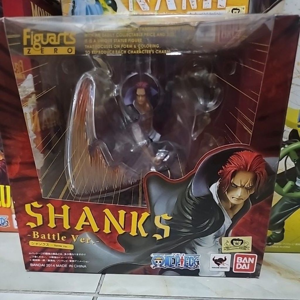 Fzo figuarts zero shanks battle ver one piece figure