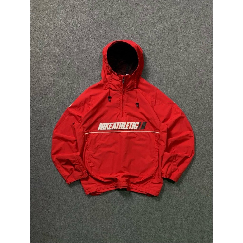 Nike Vintage 90s Anorak Jacket Red Colour