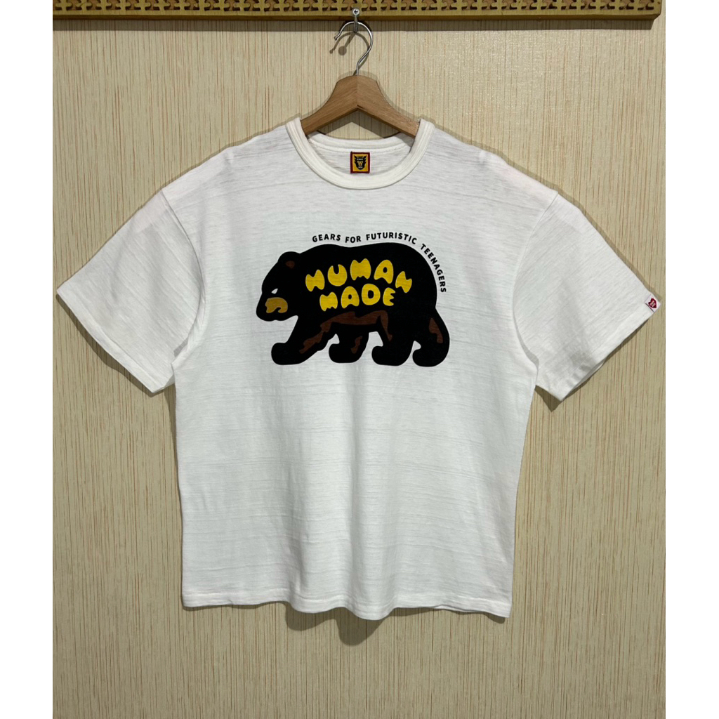 ‘HUMAN MADE’ Bear Graphic Print T-shirt