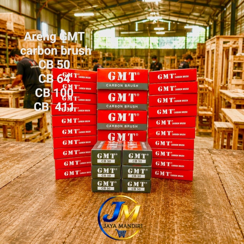CB 411 Carbon brush areng GMT ARENG PASAH PROPIL GERINDA (1 BOX ISI 10 PCS)