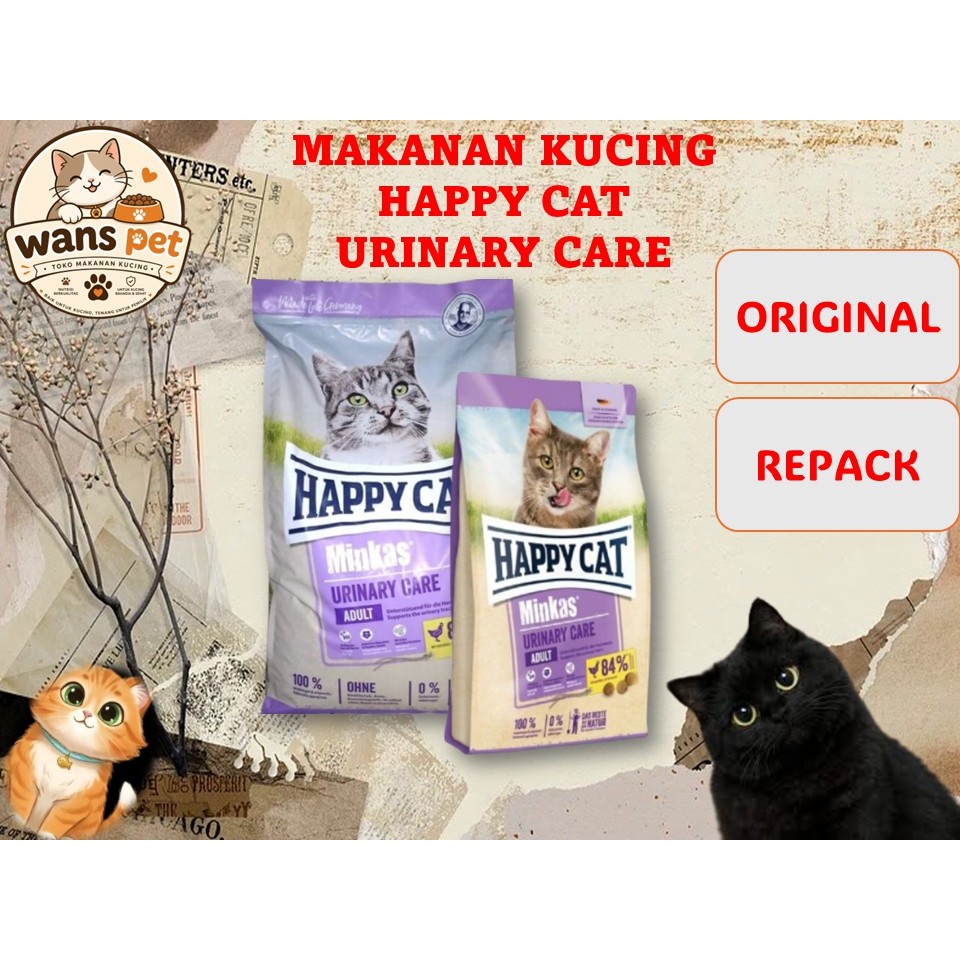 ( HAPPY CAT URINARY CARE ) ( HAPPY CAT URINARY CARE 1KG ) MAKANAN KUCING