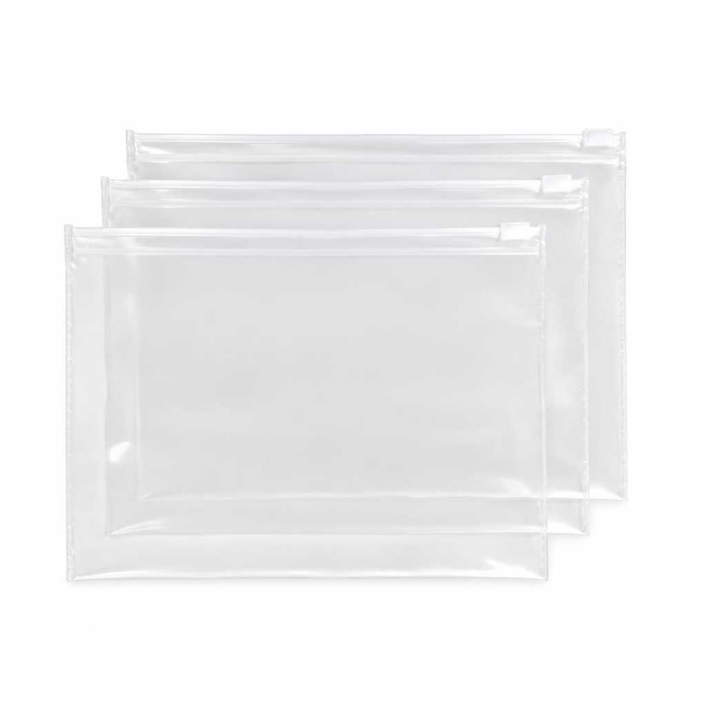 Kantong Plastik Ziplock / Mika Zipper Bag / Travel Pouch ziplock / Zipper Storage Bag / Travel Pouch