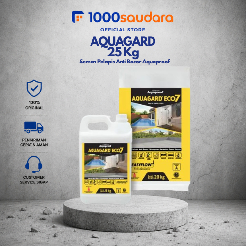 AQUAGARD  ECO7 25 Kg - Semen Pelapis Anti Bocor Aquaproof  AQUAGARD ECO7 25 kg (1 Set)
