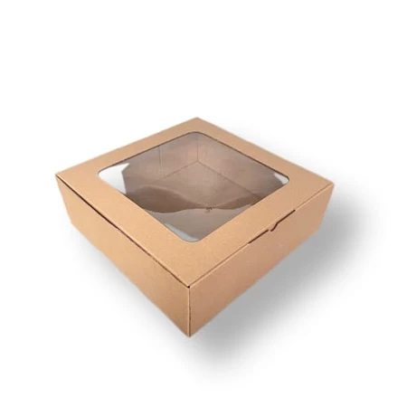 Box Mika Coklat Polos 30x30x10 cm