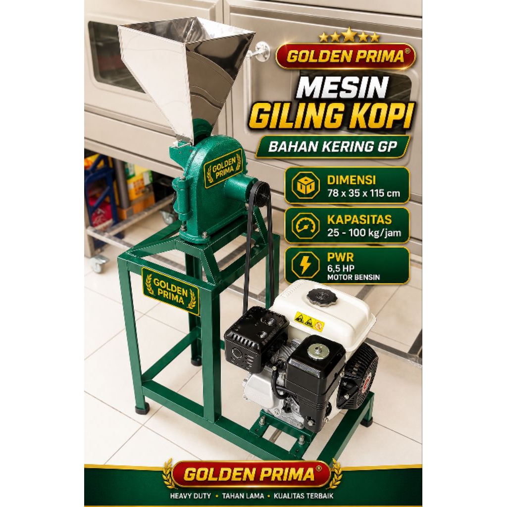 MESIN GILING PENEPUNG KOPI / BAHAN KERING GP