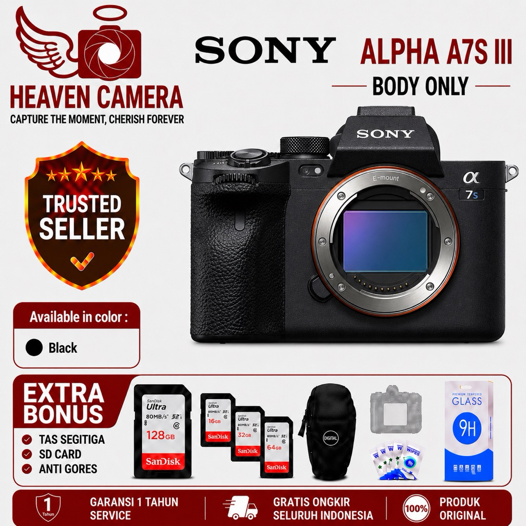 SONY ALPHA A7S III BODY ONLY / SONY A7S MARK III BODY ONLY / SONY A7S III BODY ONLY