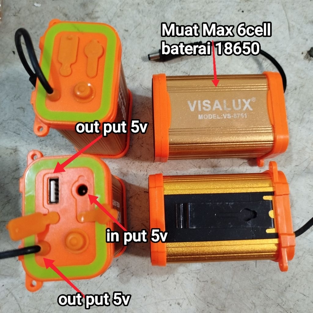 Cassing + Modul Power bank Rijek/Nyala/Mati/Gambling