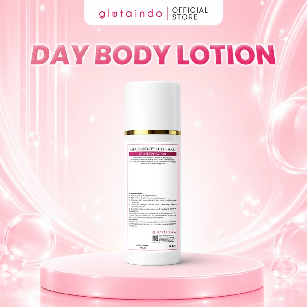 Glutaindo Day Lotion - Lotion Brightening Seluruh Tubuh