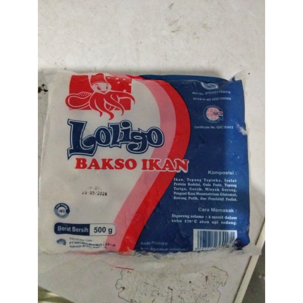 LOLIGO Bakso Ikan Ekonomis 500gr