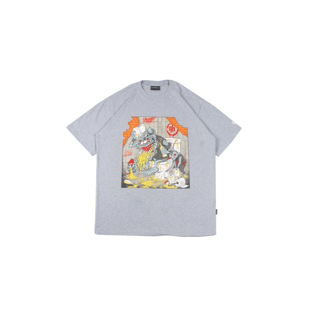 HUSTED KAOS ABU RATEPAL MISTY GREY TSHIRT