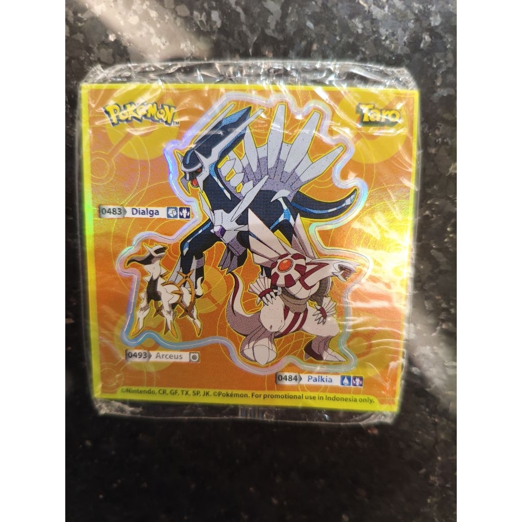 Sticker Pokemon x Taro Arceus Dialga Palkia Gods Trio Creation Trio