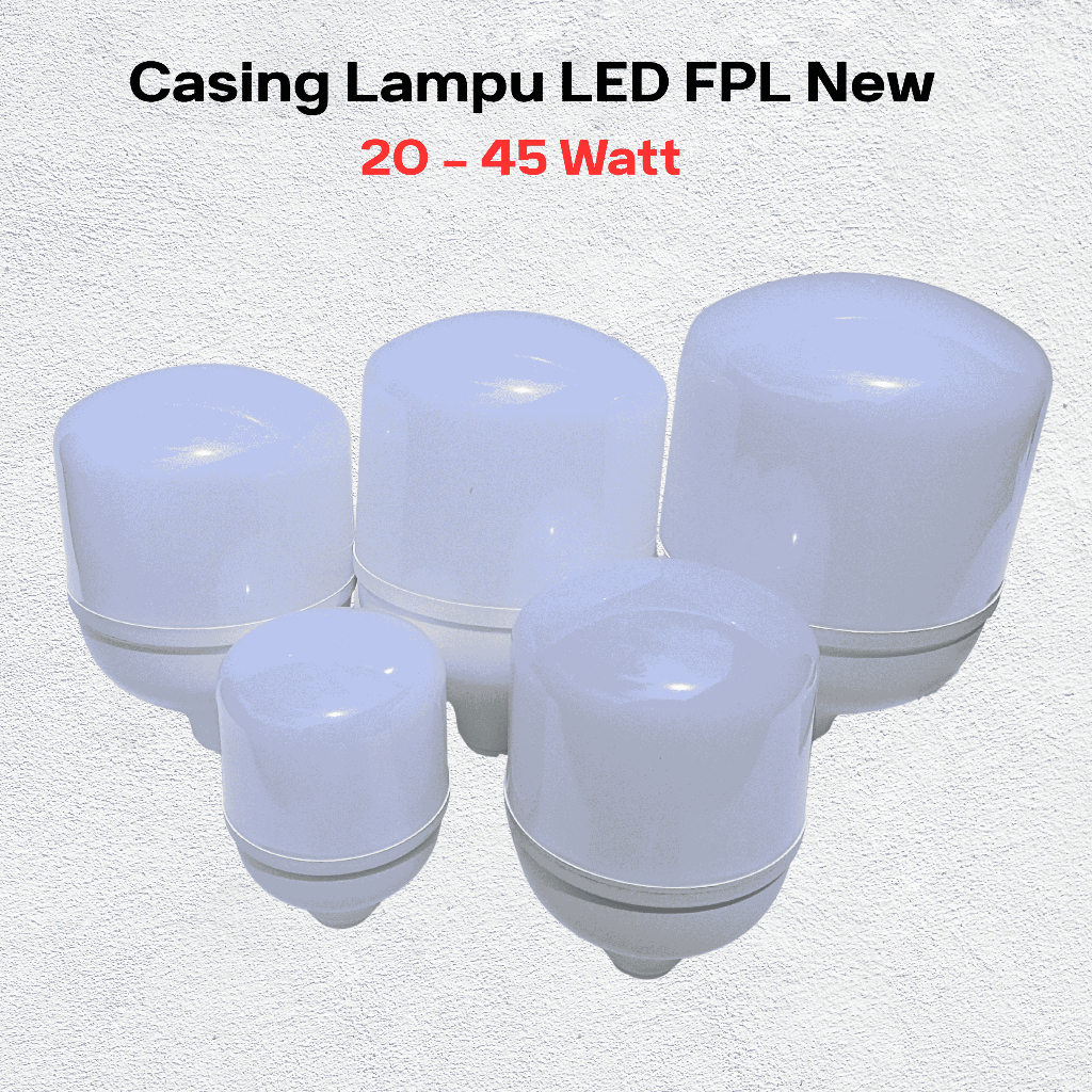 Casing Lampu LED FPL New 24 30 40 45 50 Watt Housing Cover Lampu LED Model Kapsul