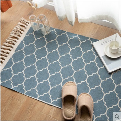 Karpet Rumbai / Bohemian Tassel Rug Carpet Scandinavian gaya Bali / sajadah