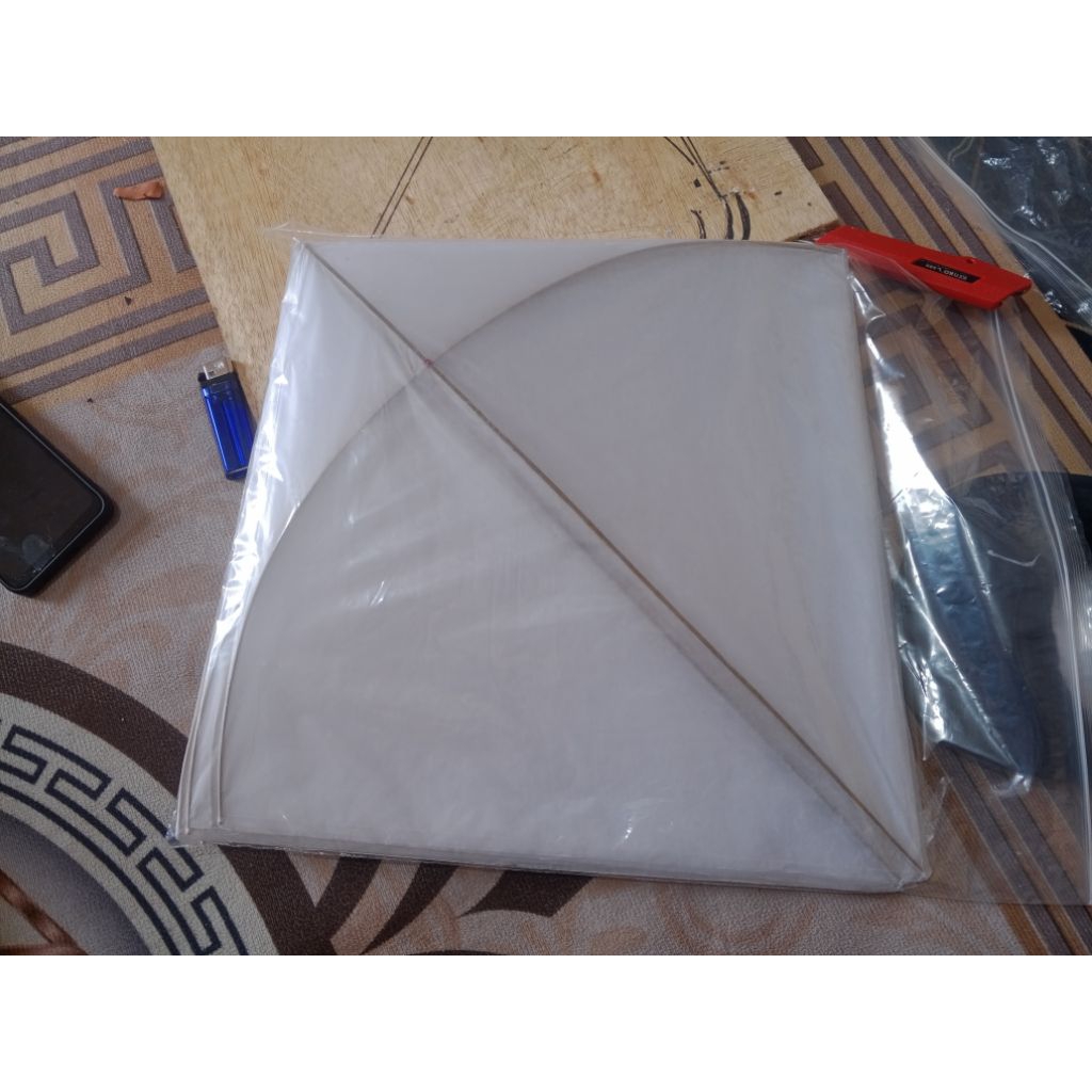 Layangan Seot Polos 10 pcs