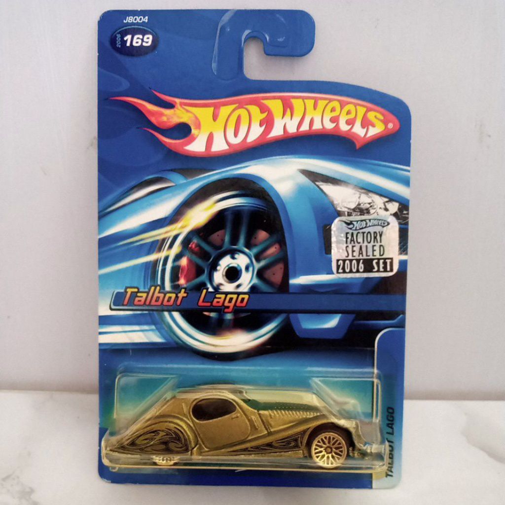HOTWHELLS TALBOT LAGO SILVER BLUE CARD FS 2006 SET