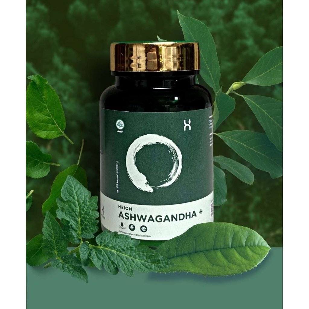 HEION ASHWAGANDHA+ (60 KAPSUL) / ASHWAGANDHA EXTRACT @500MG