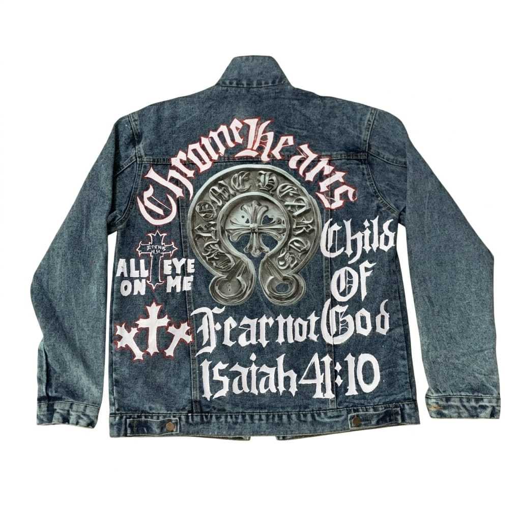 Jaket Denim CH Fear No God Streetwear Satu Mana Cukup